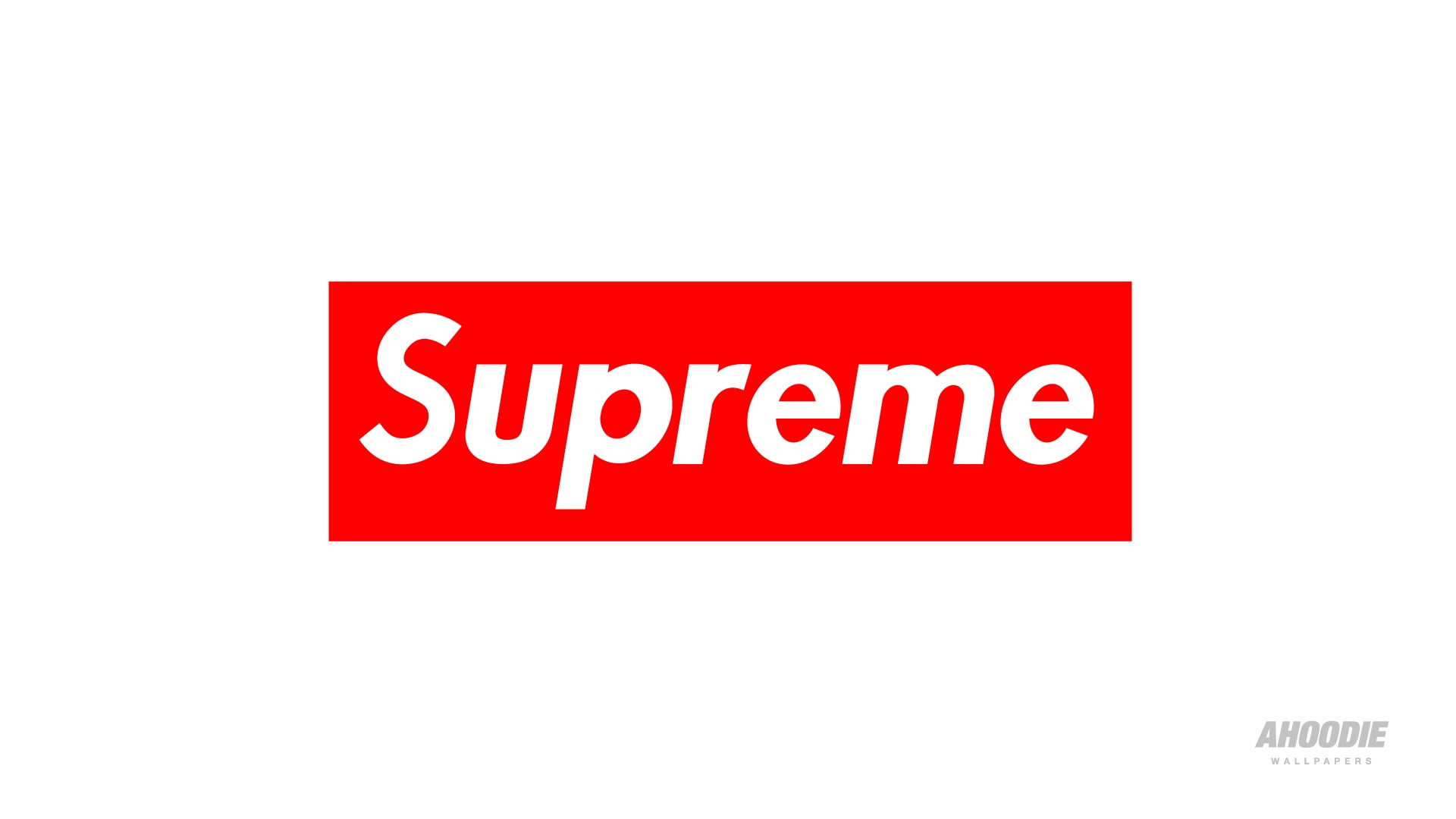 supreme logo wallpaper