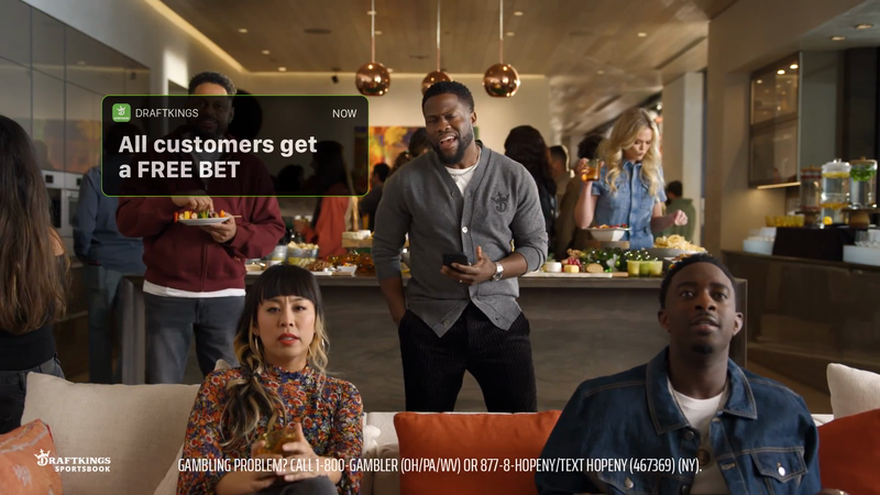 DraftKings Super Bowl Commercial: All Customers Get A Free Bet