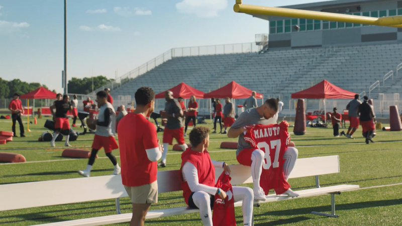 PatrickMahomes & #AndyReid with #jakefromstatefarm #statefarm